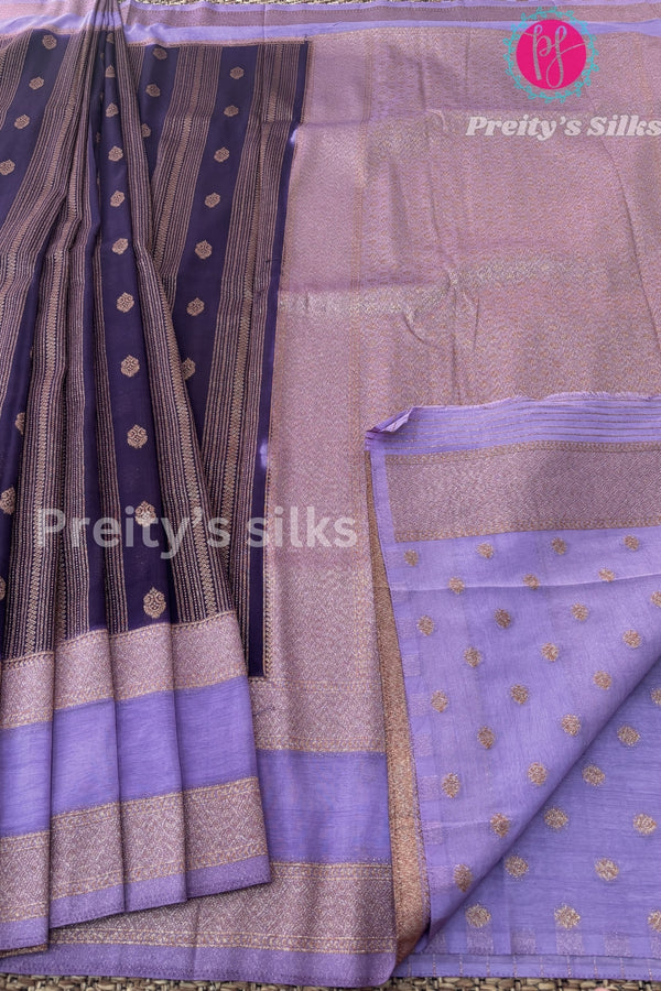 Semi Banarasi Georgette Silk Saree-PF72192