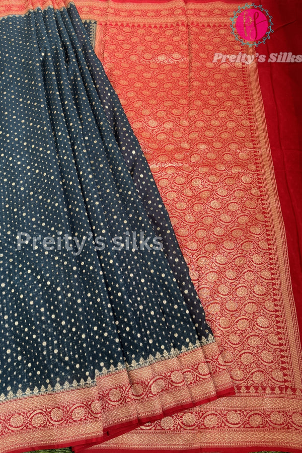 SEMI TUSSAR GEORGETTE SILK SAREE- PF37670. (PLEASE NOTE EACH DESIGNS ARE DIFFERENT CAREFULLY CHECK BEFORE ORDERING)
