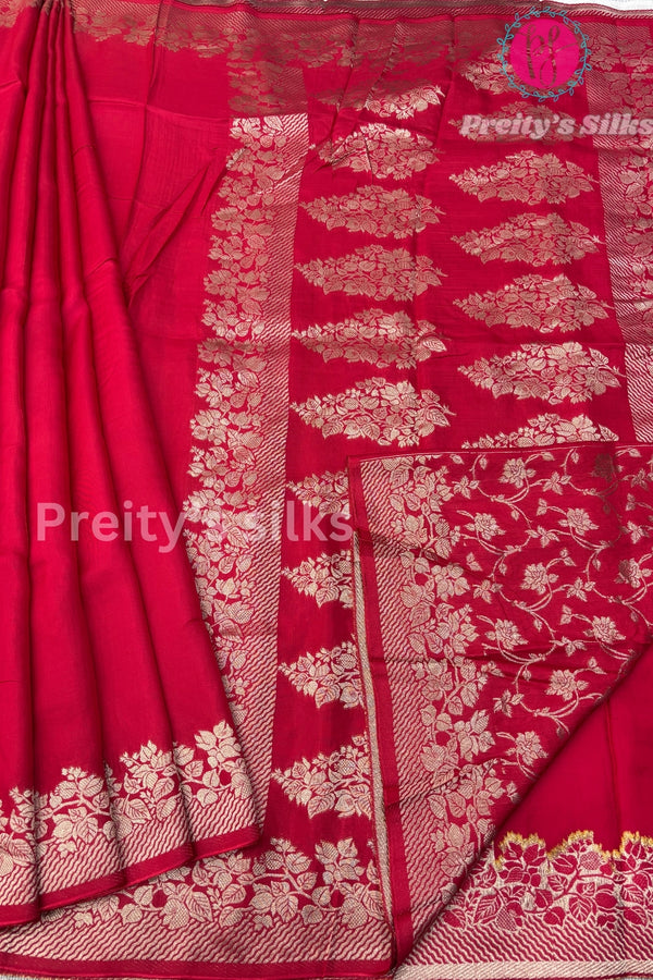 Munga Crepe Silk Saree-PF67702