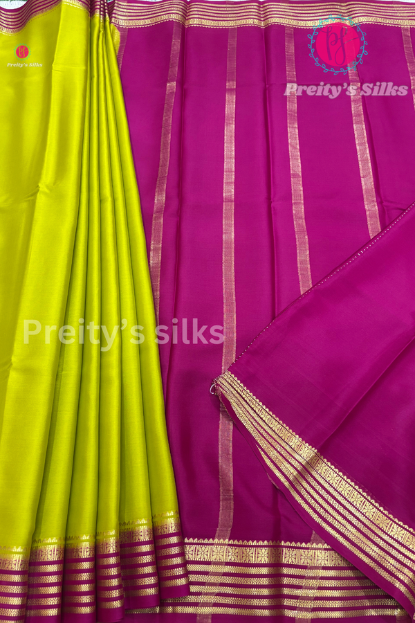 Pure Mysore Crepe Silk Saree