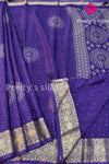 Semi Wrinkle Crepe Silk Saree-PF82020