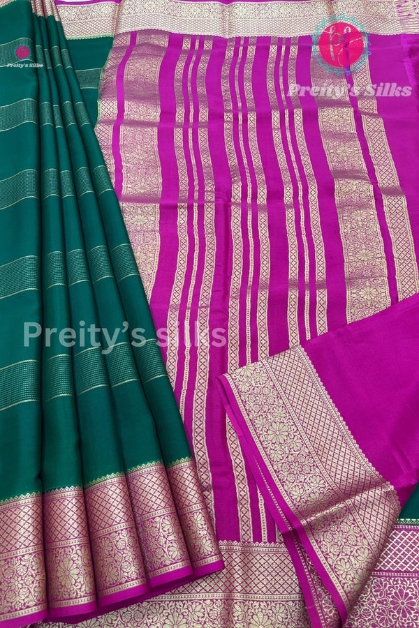 Pure Mysore Crepe Silk Saree
