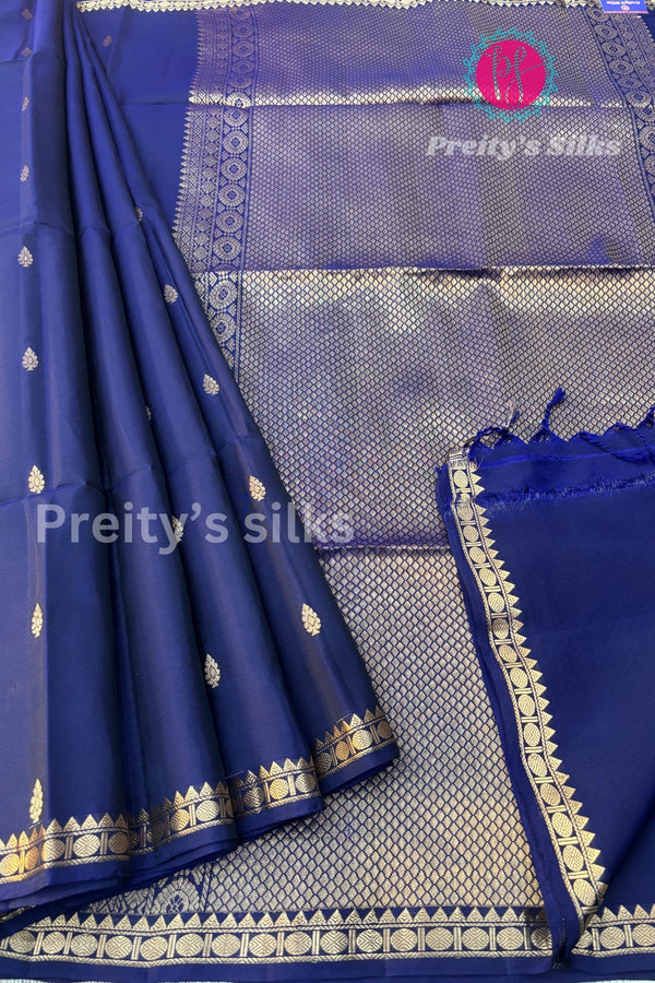 Half Pure Kanchipuram Soft Silk Saree