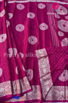 Semi Wrinkle Crepe Silk Saree- PF81997
