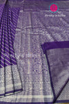Semi Banarasi Crepe Silk Saree-PF79718