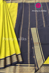 Pure Mysore Crepe Silk Saree-PF73901