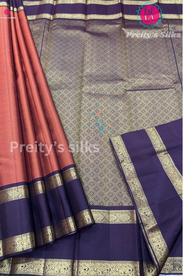 Pure Handloom Kanjeevaram Silk Saree