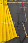 Half Pure kanchipuram Soft Silk Saree-Contrast combination