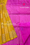 Half Pure Knachipuram Soft Silk Saree