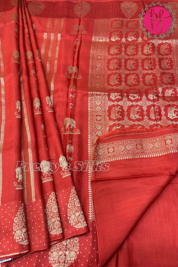 Munga Crepe Silk Saree - PF68313