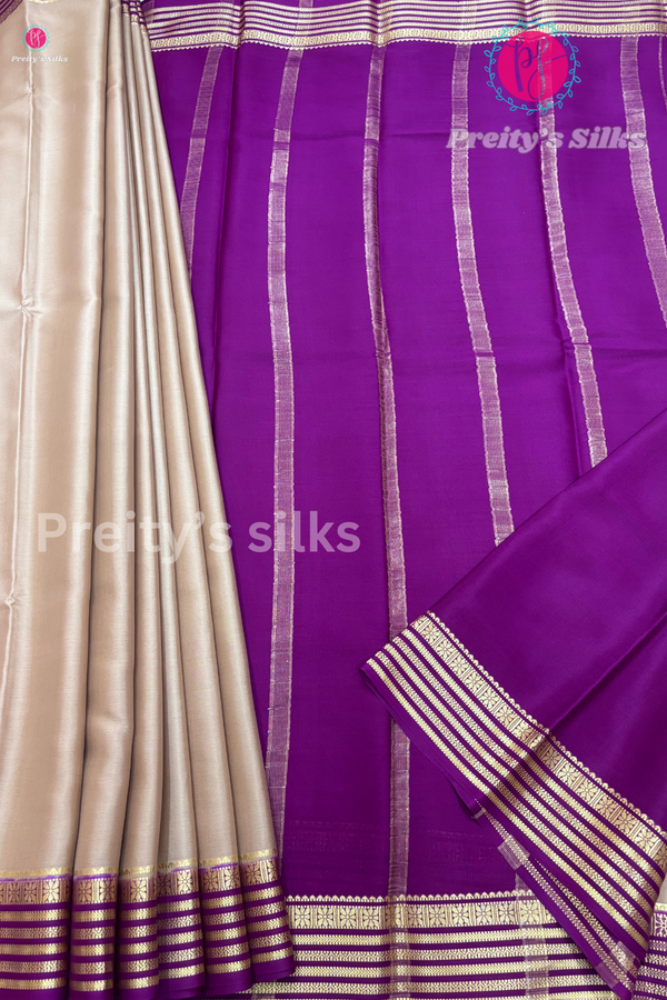 Pure Mysore Crepe Silk Saree
