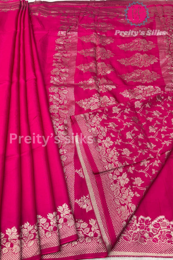 Munga Crepe Silk Saree-PF67702