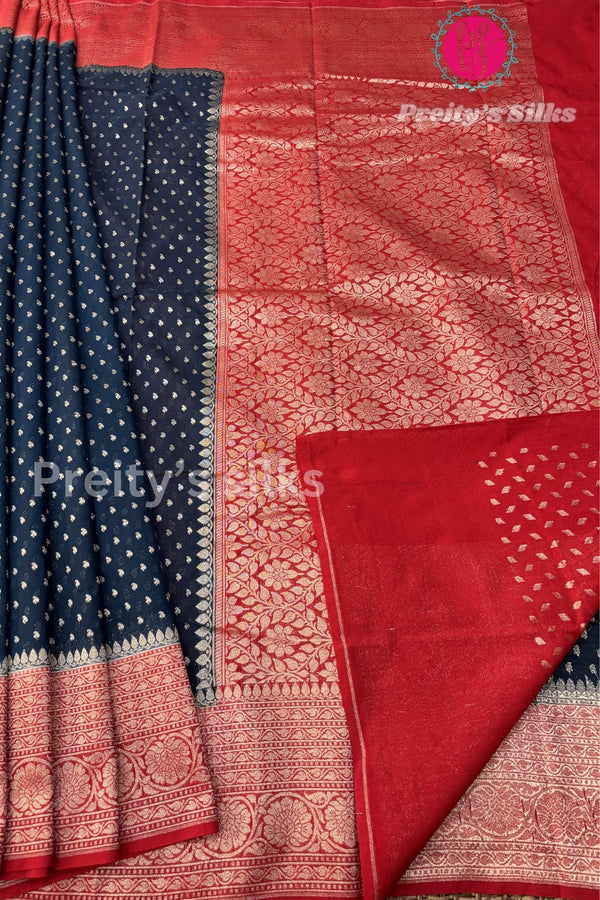 SEMI TUSSAR GEORGETTE SILK SAREE-PF44278