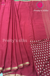 Semi Crepe Silk saree