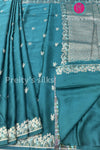 Satin Crepe Silk Saree-PF77989