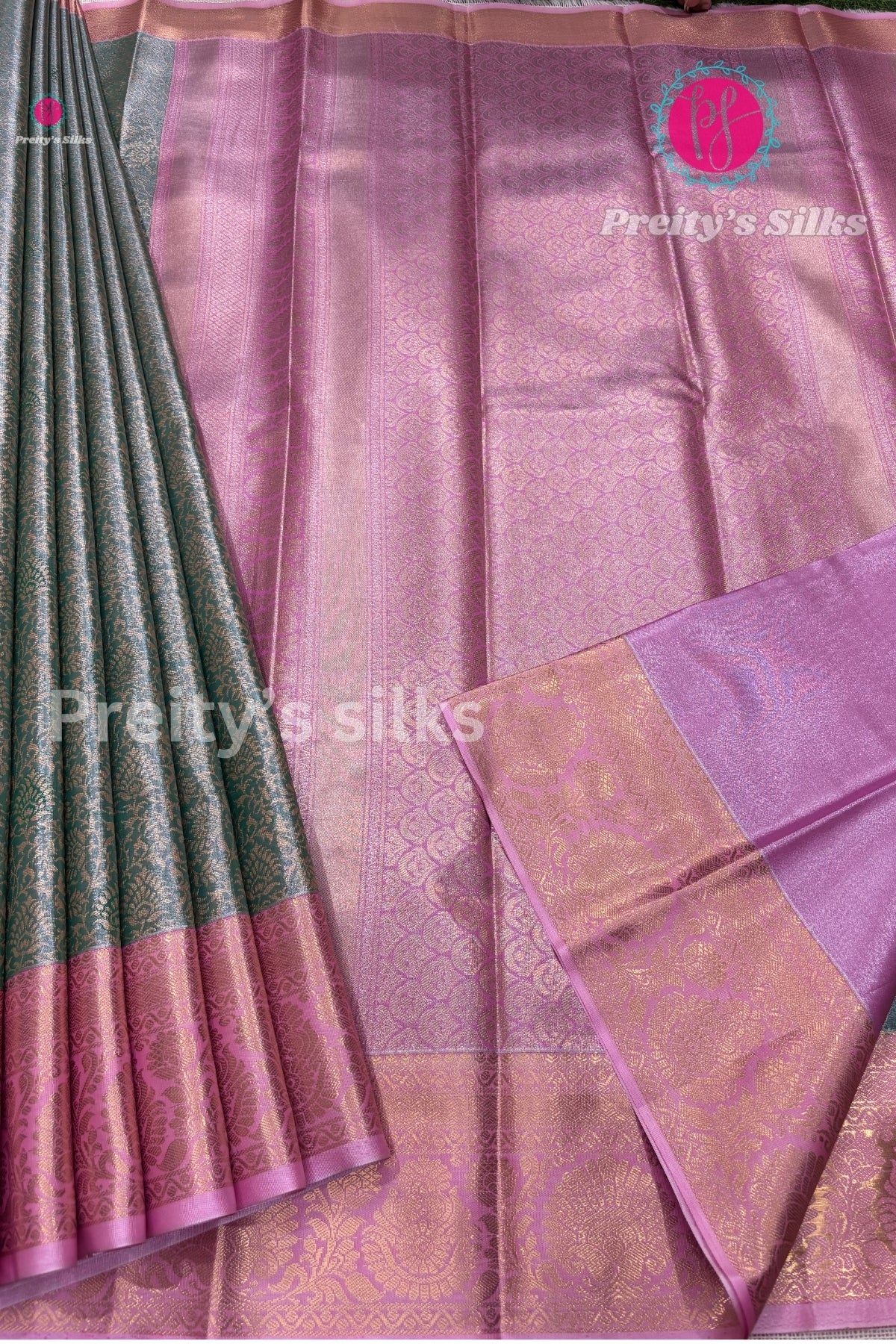 Semi Tissue Kanchipuram Silk Saree