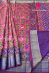Semi Ikkat Pochampally Silk Saree-PF80127