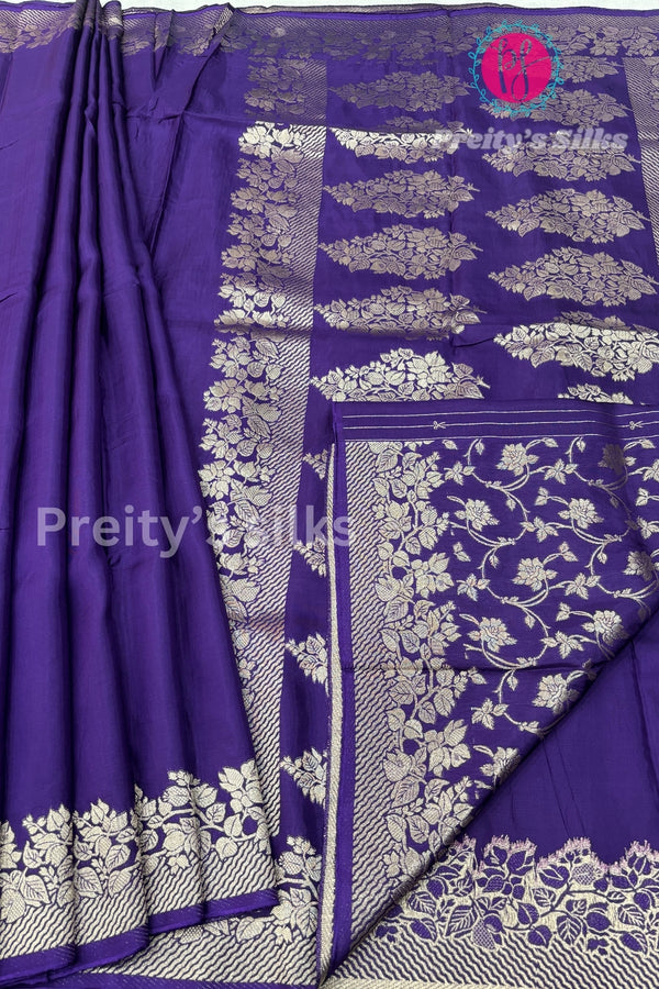 Munga Crepe Silk Saree-PF67702