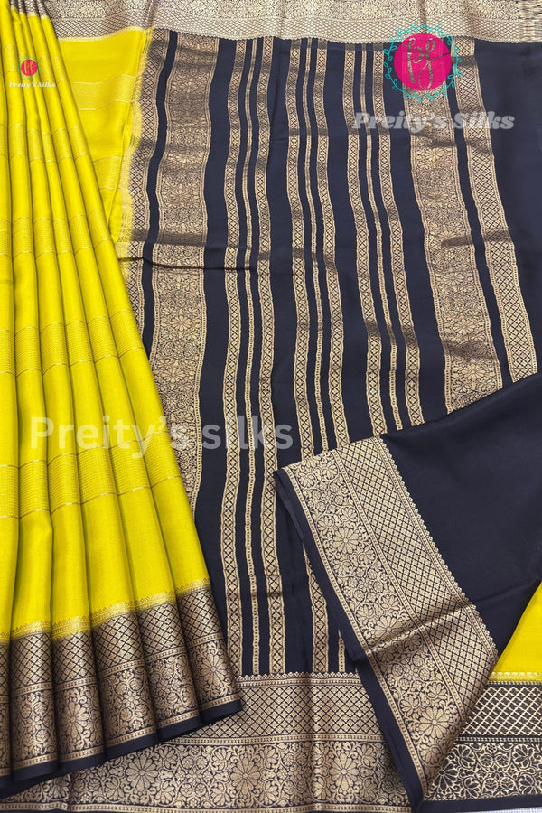 Pure Mysore Crepe Silk Saree
