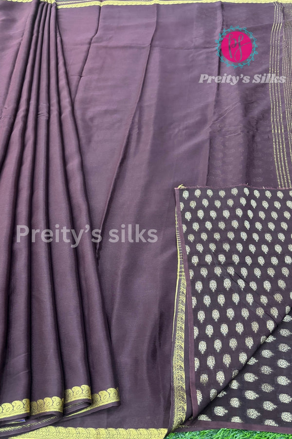 Semi Crepe Silks Saree