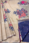 Cotton Blend Silk Saree