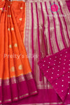 Viscose Crepe Silk saree