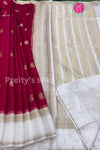 Viscose Crepe Silk saree