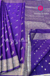 Semi Banarasi Crepe Silk Saree-PF79718