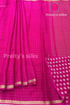 Semi Crepe Georgette Silk Saree