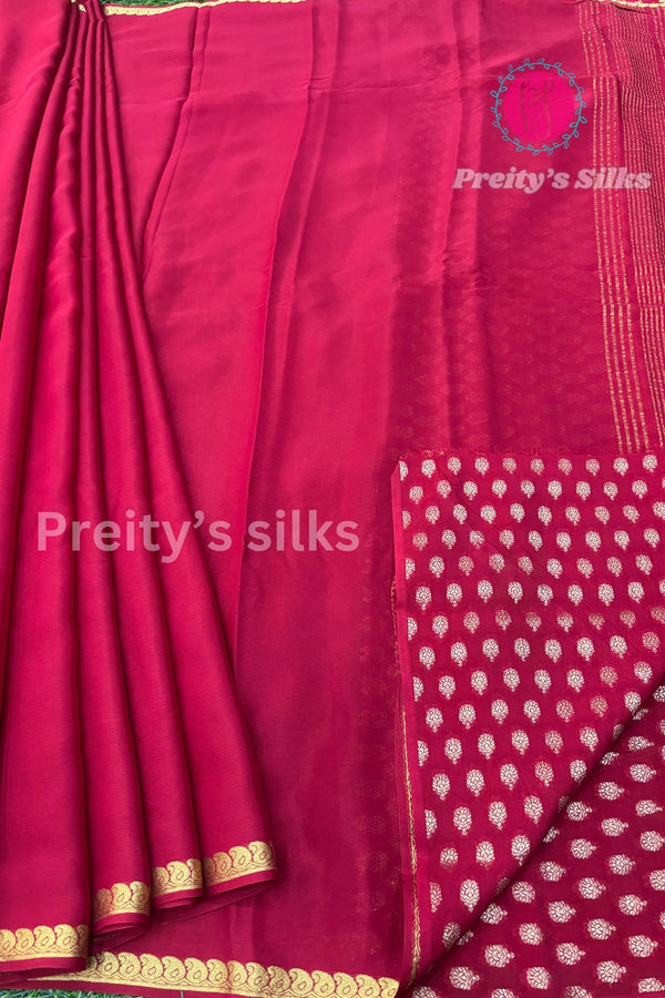 Semi Crepe Silks Saree