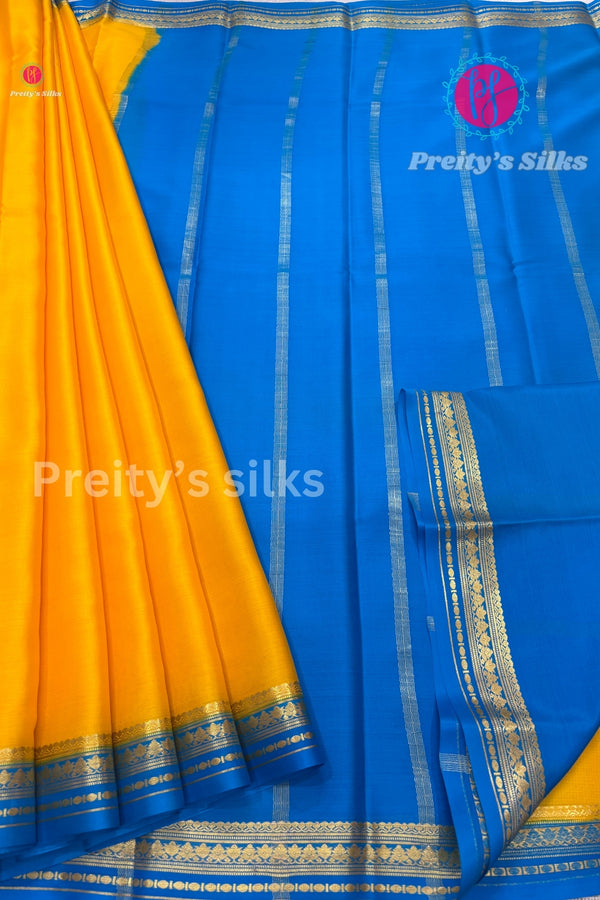 Pure Mysore Crepe Silk Saree
