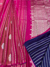 Semi Tissue Crepe Silk Saree with Gandaberunda Butta