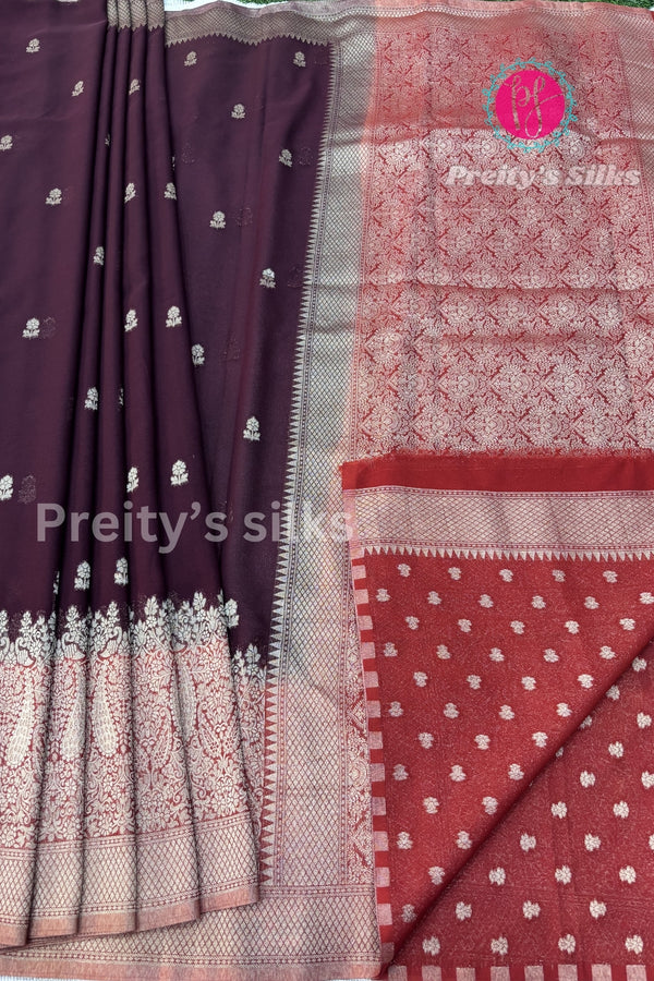 Semi Chiffon Georgette Silk Saree-PA00661