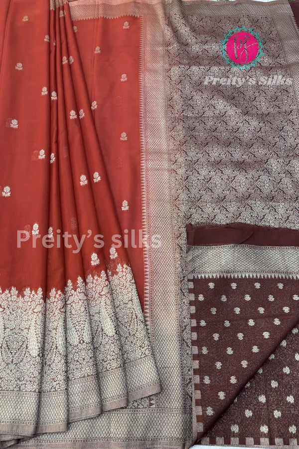 Semi Chiffon Georgette Silk Saree-PA00661