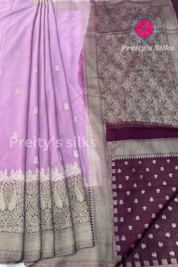 Semi Chiffon Georgette Silk Saree-PA00661