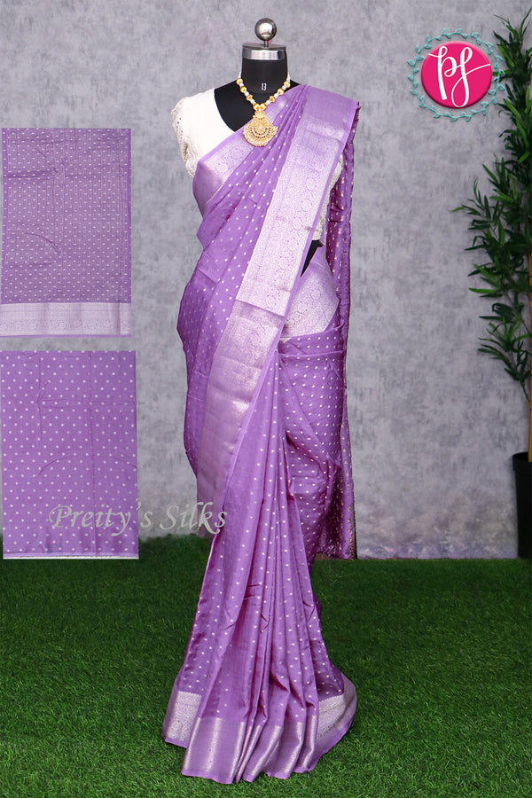 Semi Dupion Silk Saree-PA00856