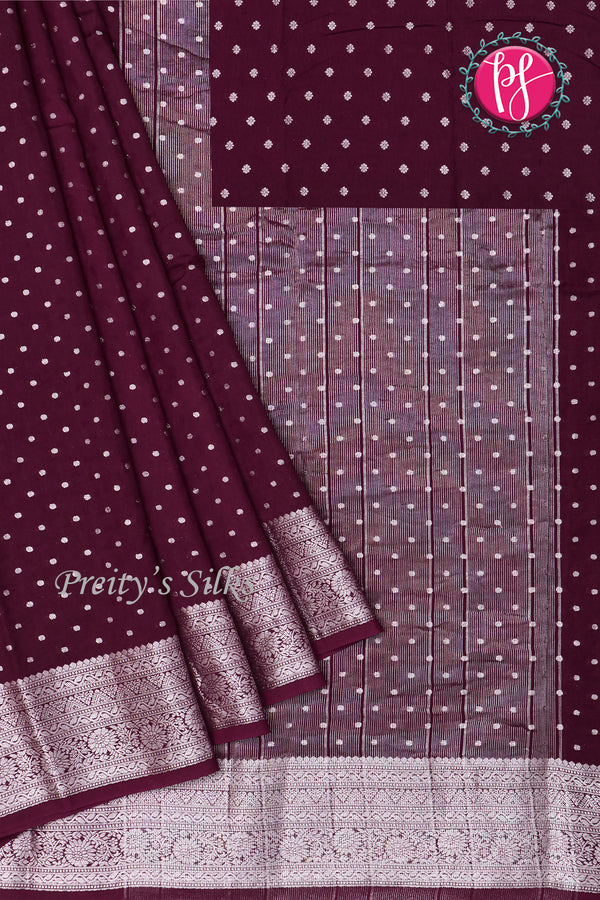 Semi Dupion Silk Saree-PA00856