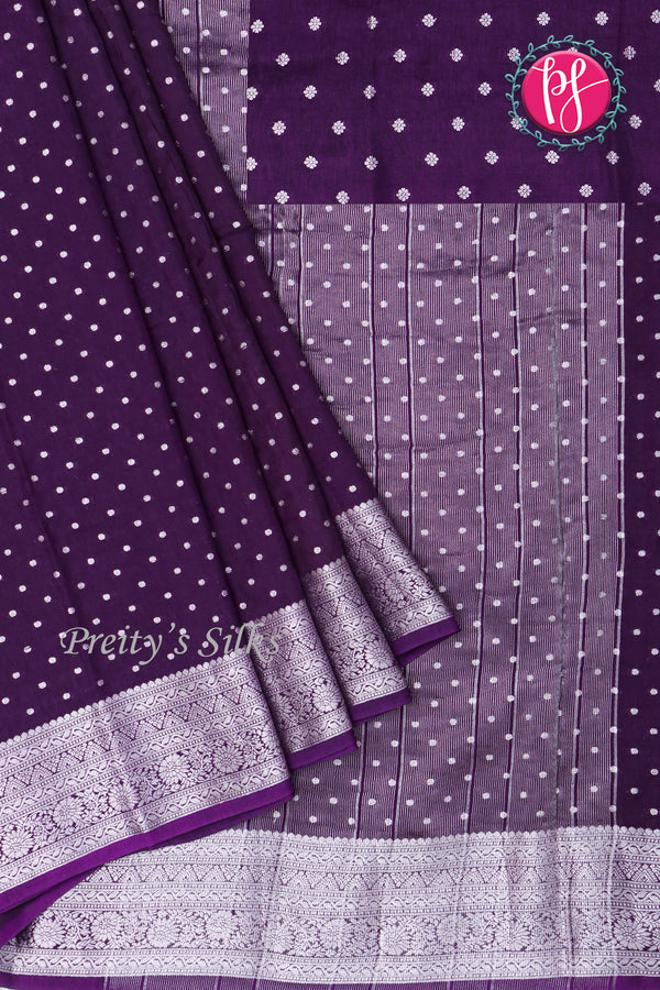 Semi Dupion Silk Saree-PA00856