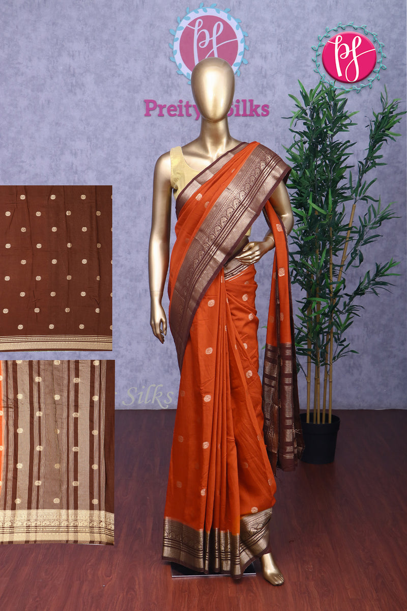 Butter Cotton Silk Saree-PA01444