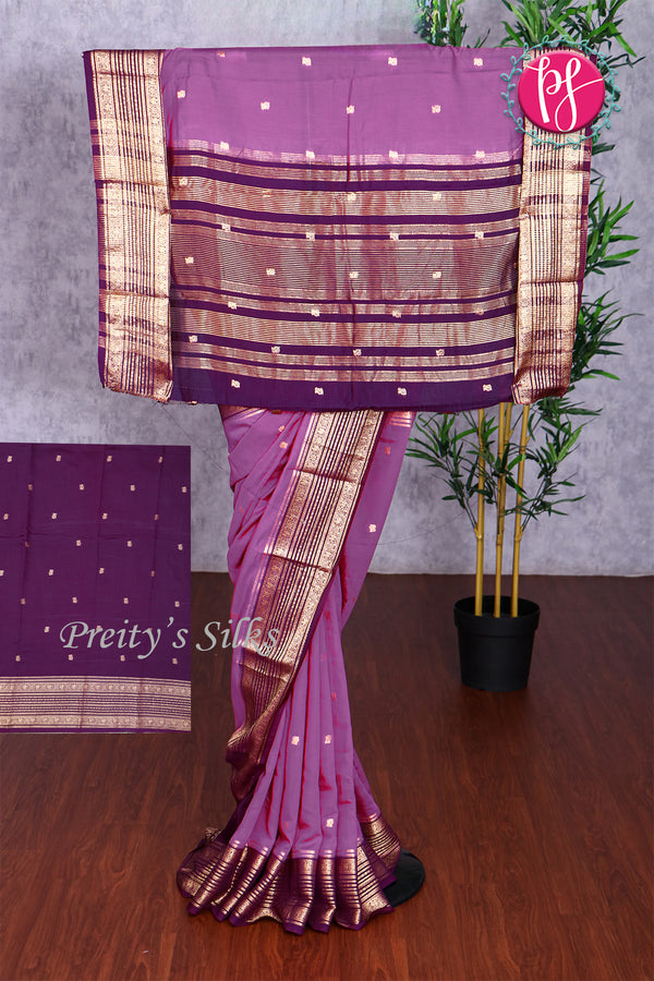 Butter Cotton Silk Saree-PA01444