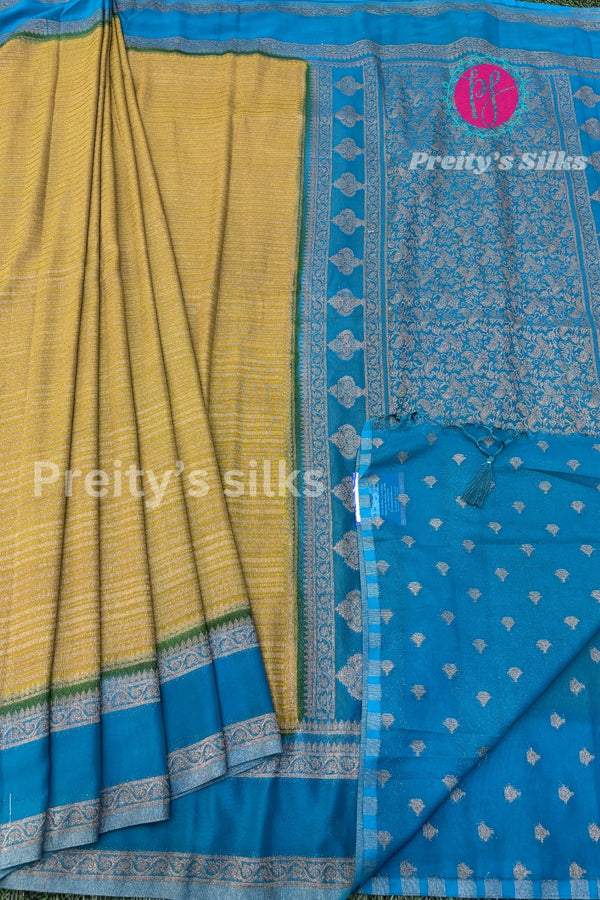 Semi Banarasi Georgette Silk Saree-PA01761