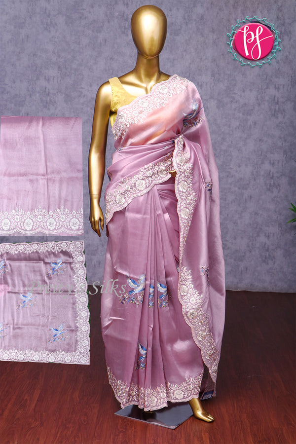 Tissue Organza Saree-PA05373