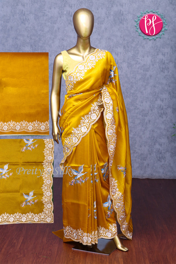 Tissue Organza Saree-PA05373