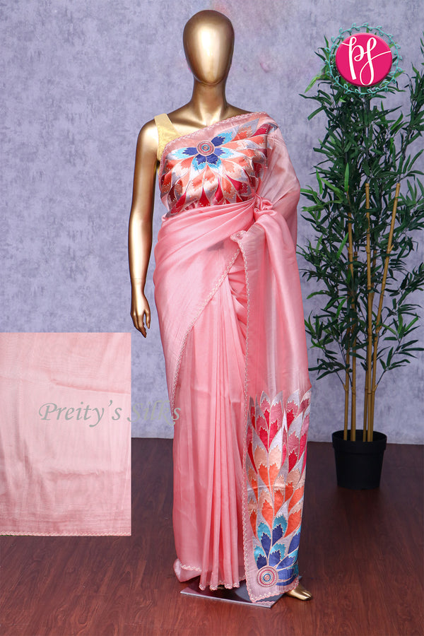 Tissue Organza Saree-PA05437