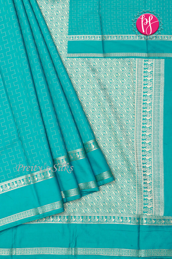 Semi mysore Silk Saree-PA07305