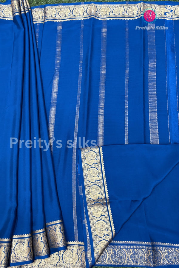Pure Mysore Crepe Silk Saree -PA11259