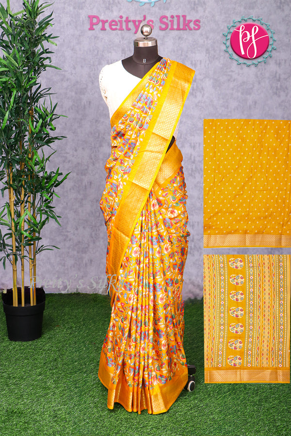 Semi Dola Silk Saree-PA14943