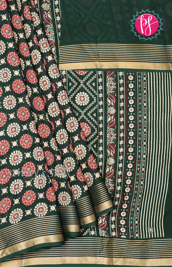 Semi Georgette Silk Saree-PF70854