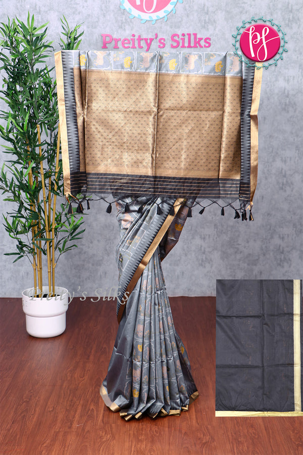 Semi Patola Soft Silk Saree-PF71160