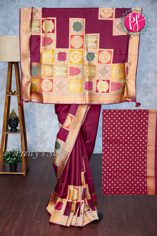 Premium Banarasi Crepe Silk- PF71939